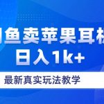 （10380期）闲鱼卖菲果耳机，日入1k+，最新真实玩法教学