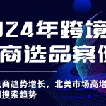 2024年跨境电商选品案例-跨境电商趋势增长，北美市场高增长需求的关键词搜索趋势