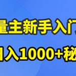 AI流量主新手入门详解公众号爆文玩法，公众号流量主收益暴涨的秘籍