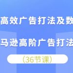 （10649期）亚马逊高效广告打法及数据优化，亚马逊高阶广告打法课