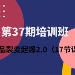 拼多多第37期培训班：拼多多单品裂变起爆2.0（17节课）