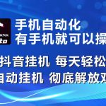 海外抖音挂机，每天轻松两三张，全自动挂机，彻底解放双手！