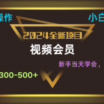 影视会员兼职日入500-800，纯手机操作当天上手当天出单 小白福利