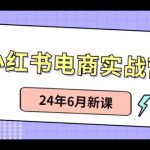 （10984期）小红书电商实战营：小红书笔记带货和无人直播，24年6月新课