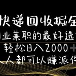 （11061期）快递回收掘金副业兼职的最好选择轻松日入2000-人人都可以赚派件费