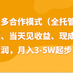 最新拼多多模式日入4K+两天销量过百单，无学费、老运营代操作、小白福利